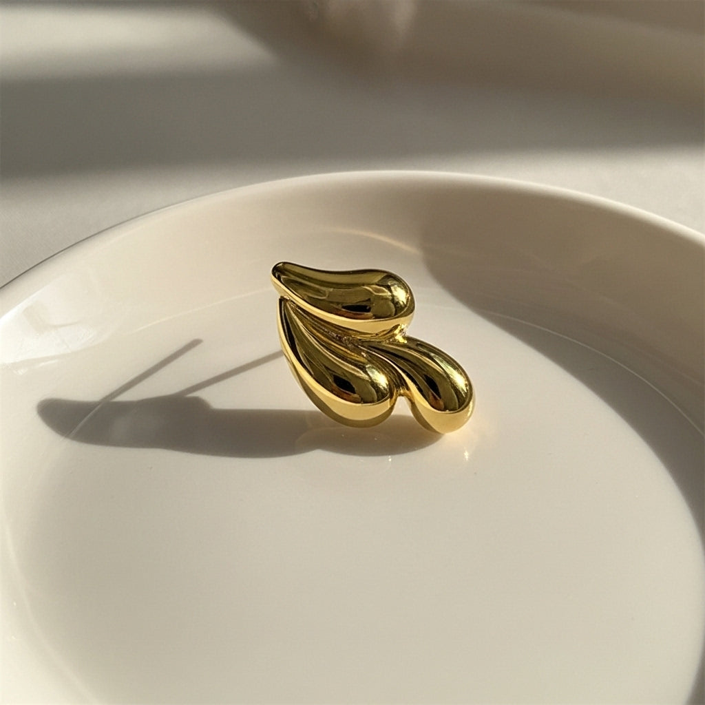 Golden Drops Earring