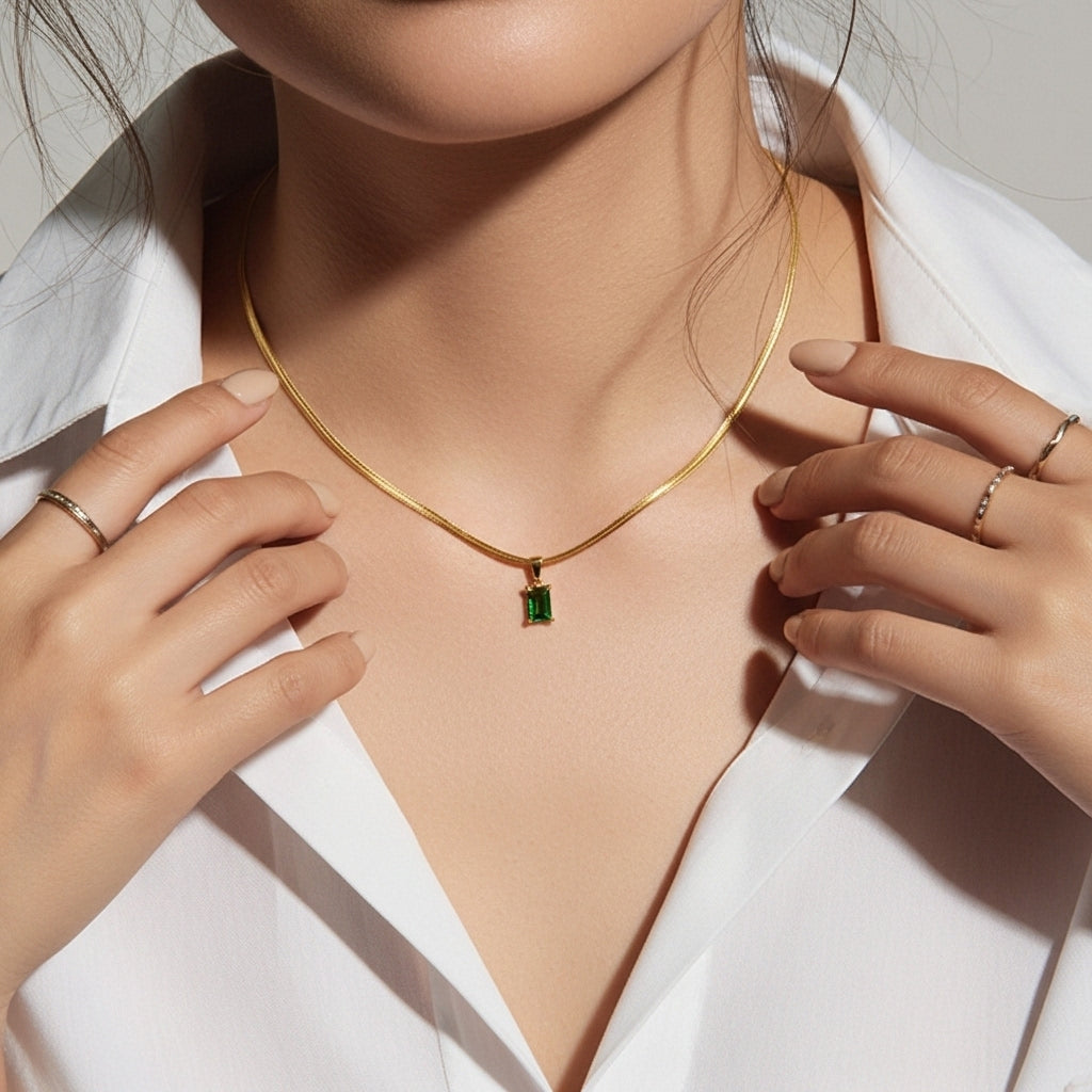 Golden Snake Necklace