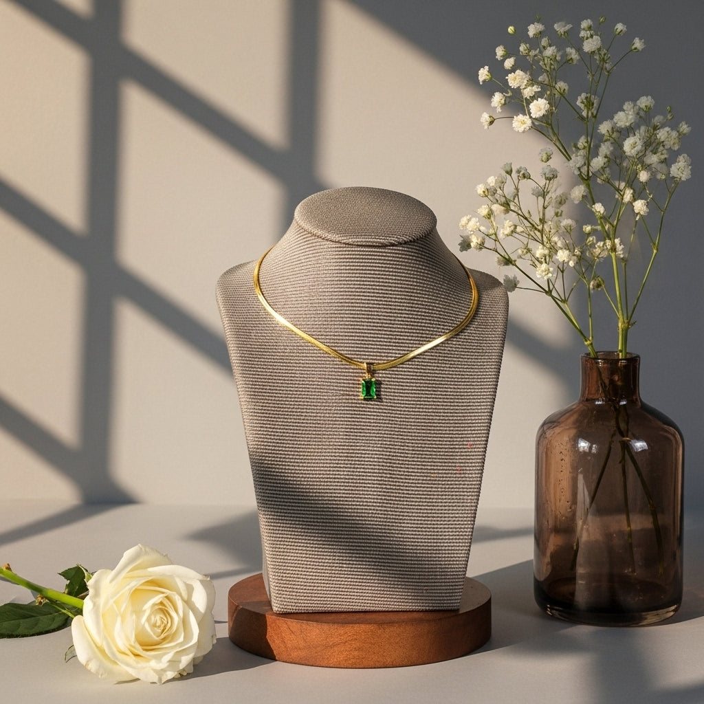 Golden Snake Necklace