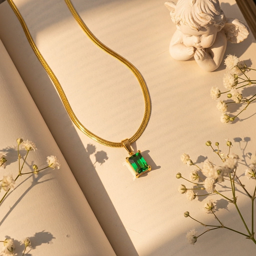 Golden Snake Necklace